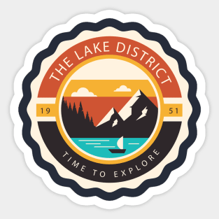 The Lake District - Time to Explore Sticker